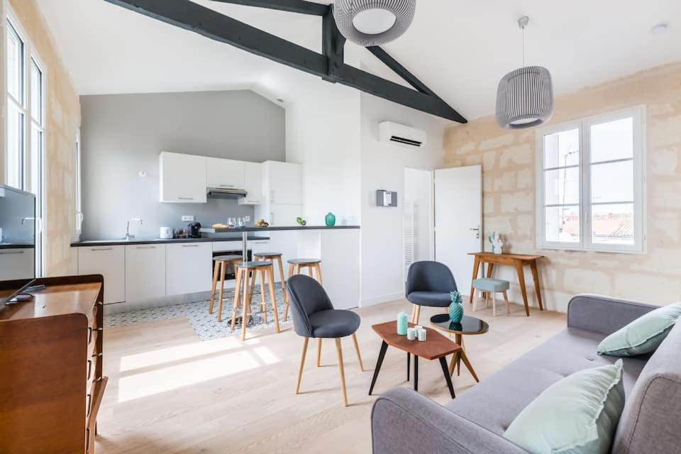 Magnifiques Appartements Climatises En Plein Coeur Des Chartrons Bordéus Exterior foto