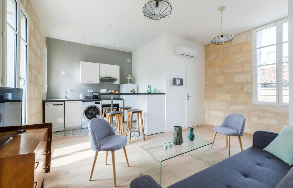 Magnifiques Appartements Climatises En Plein Coeur Des Chartrons Bordéus Exterior foto
